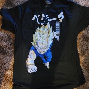 Large Vegeta shirt black hot topic
